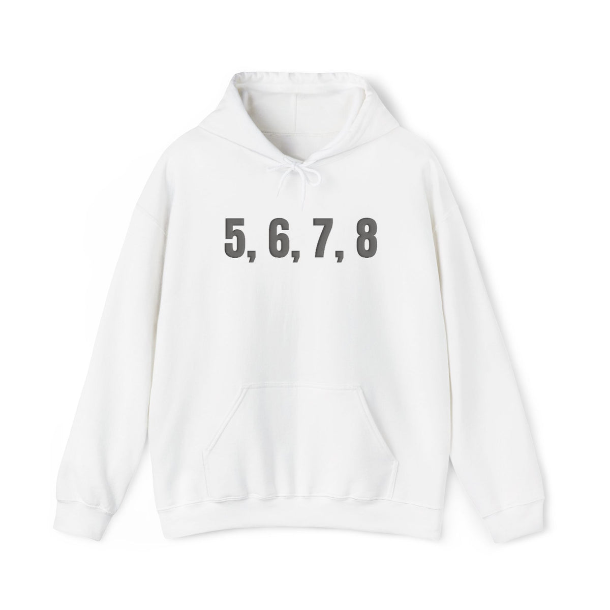 5, 6, 7, 8 Puff Hoodie