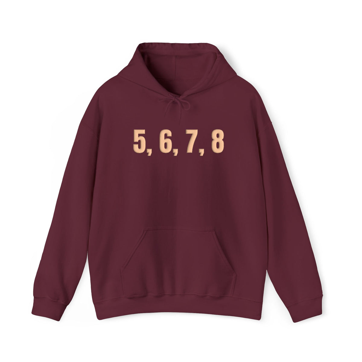 5, 6, 7, 8 Puff Hoodie