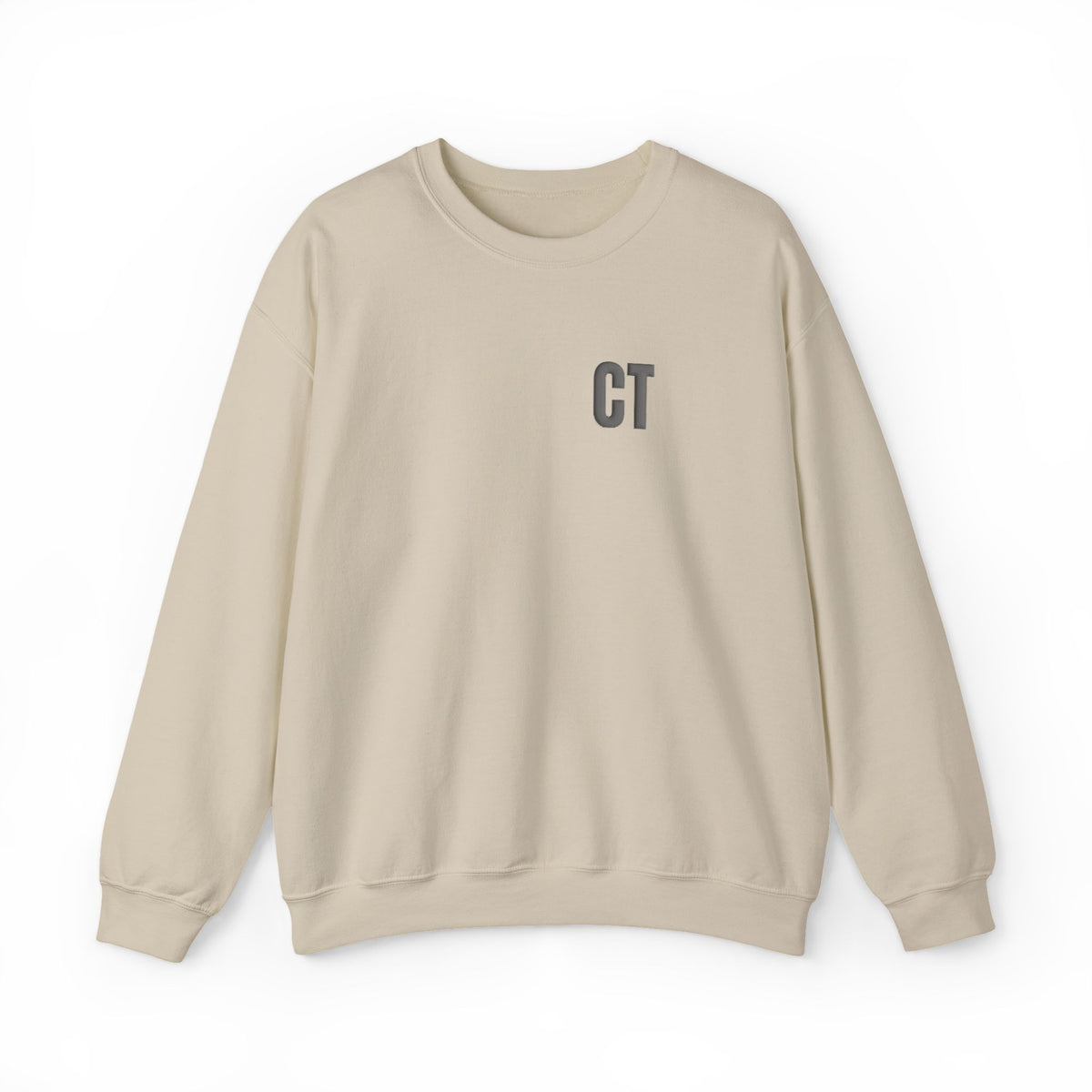 CT Monogram Puff Crewneck
