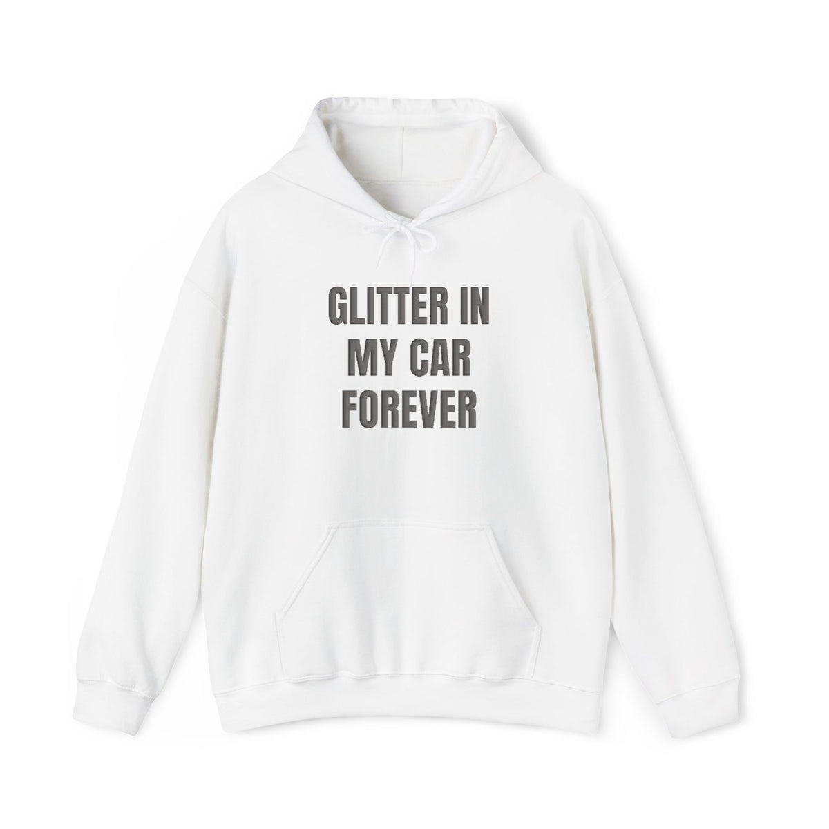 Glitter in My Car Forever Puff Hoodie