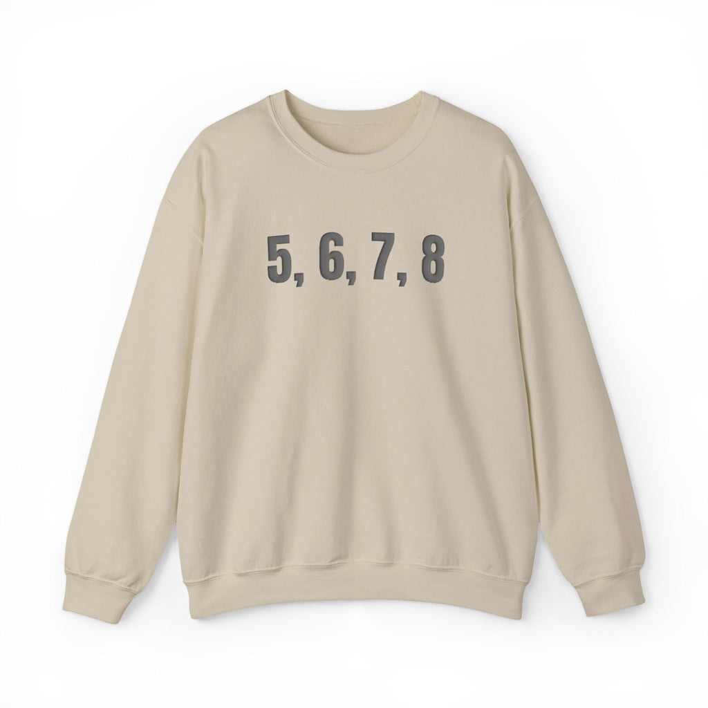5, 6, 7, 8 Puff Crewneck