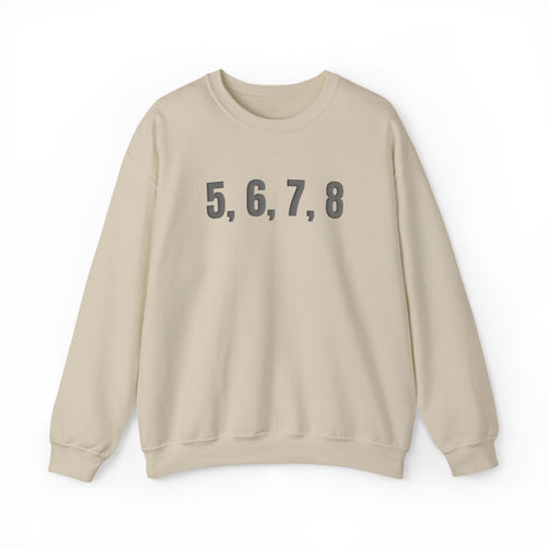 5, 6, 7, 8 Puff Crewneck