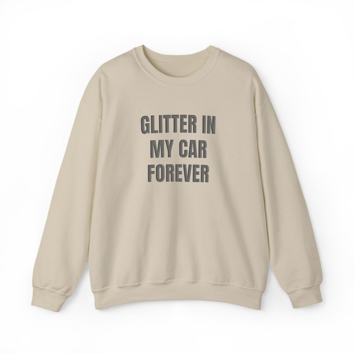 Glitter in My Car Forever Puff Crewneck