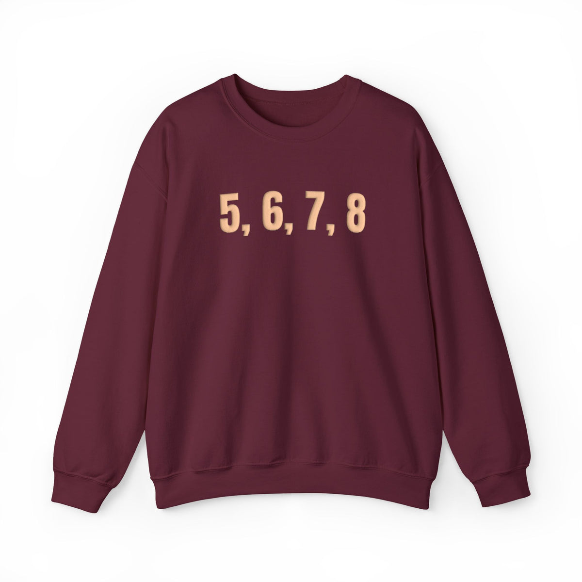 5, 6, 7, 8 Puff Crewneck