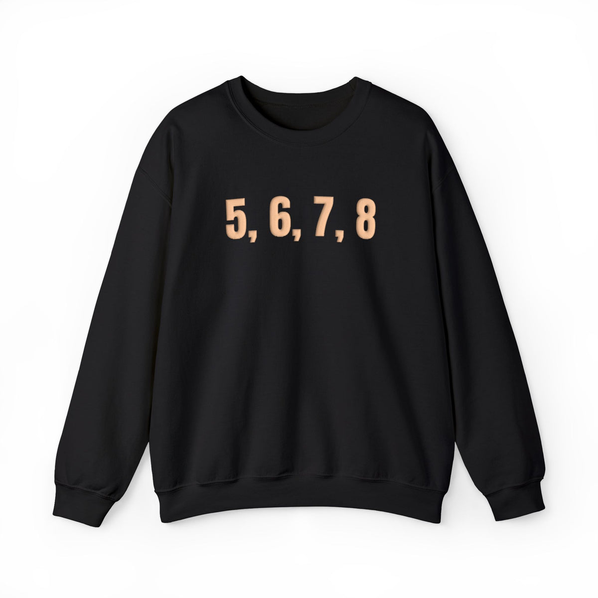 5, 6, 7, 8 Puff Crewneck