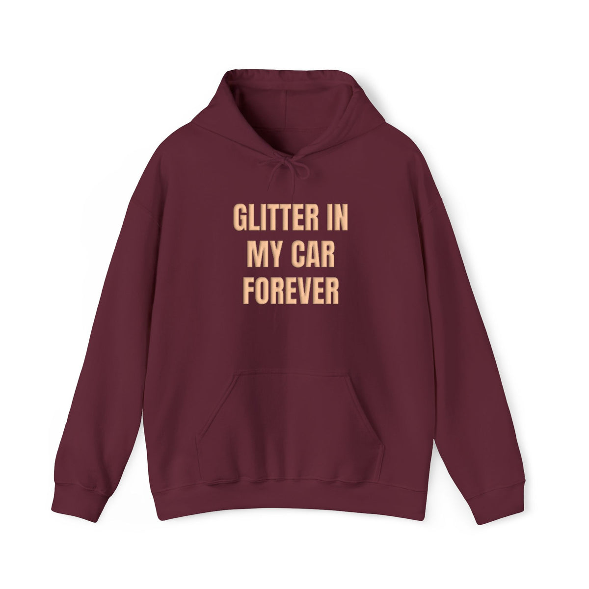 Glitter in My Car Forever Puff Hoodie