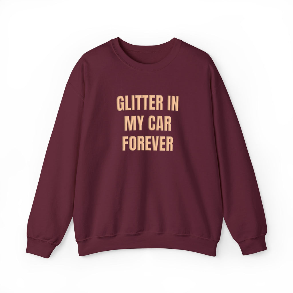 Glitter in My Car Forever Puff Crewneck