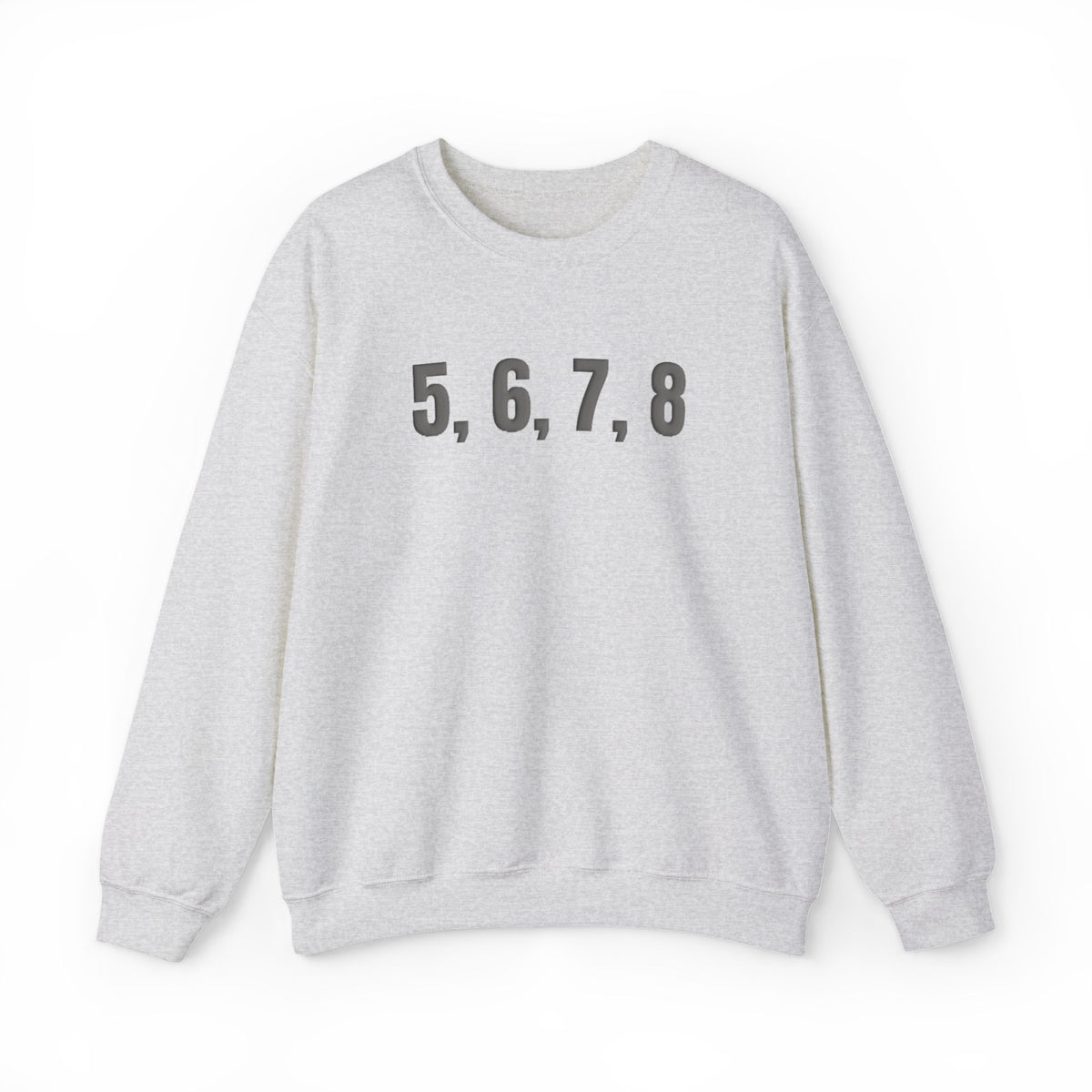 5, 6, 7, 8 Puff Crewneck