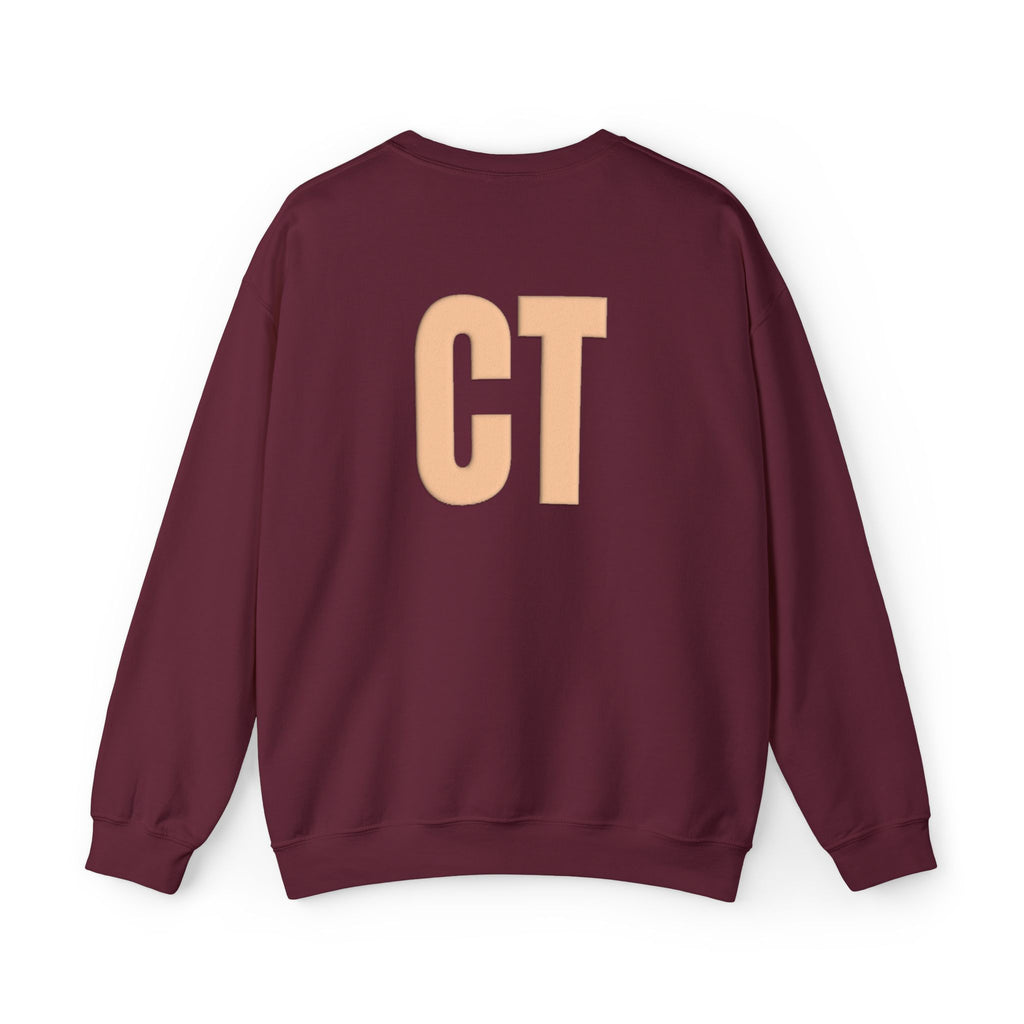 CT Monogram Puff Crewneck